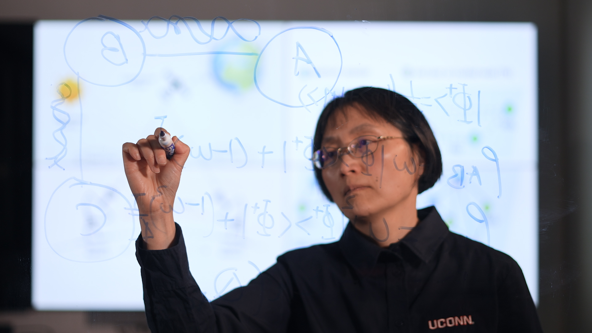Bing Wang doing research
