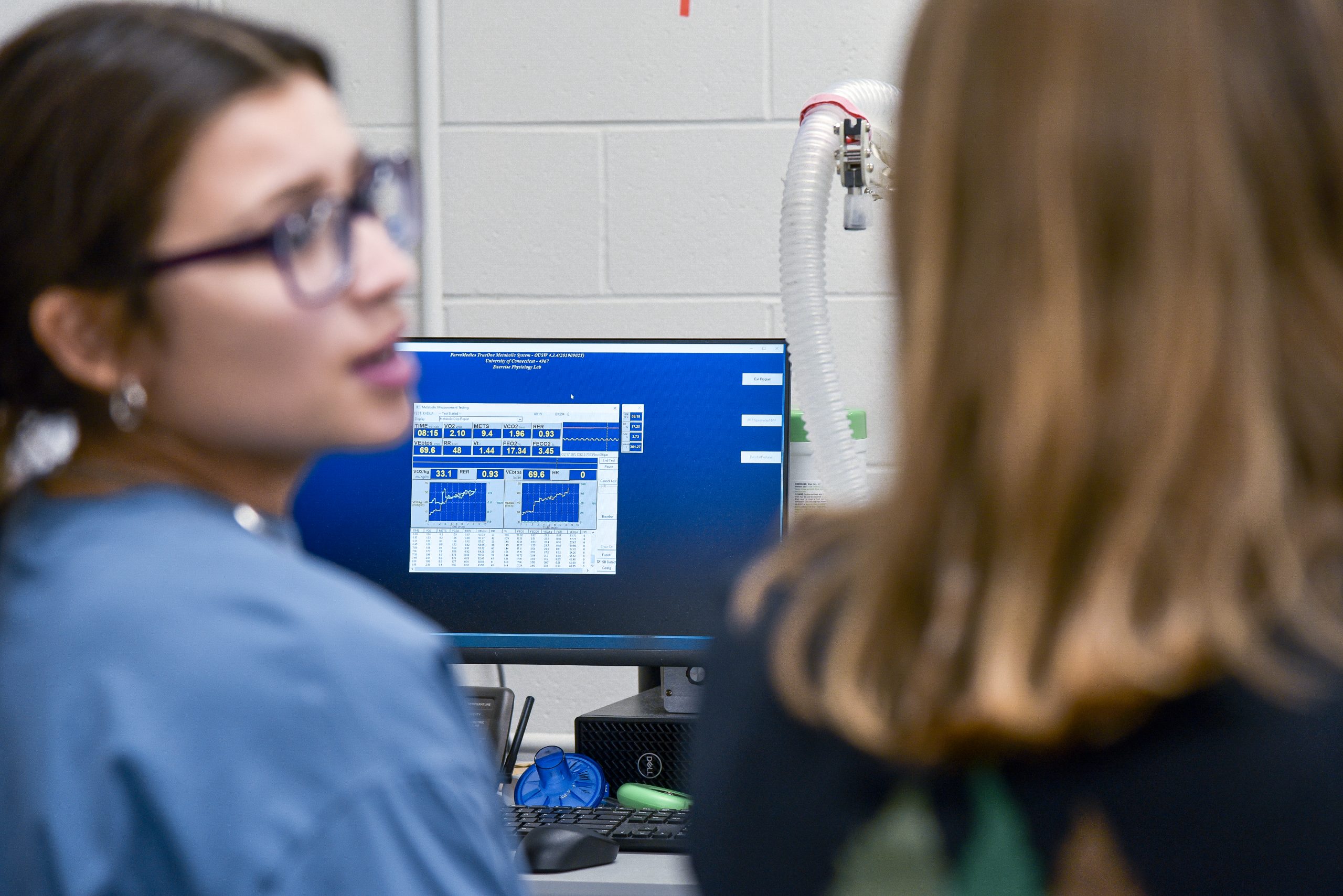 Students in the Fundamentals of Exercise Testing course